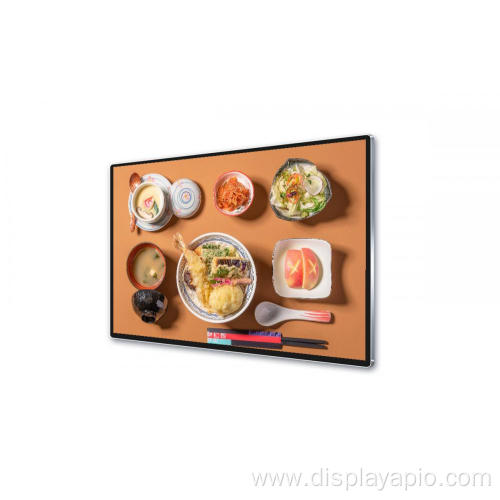 wall mount digital signage for shopmall restaurant